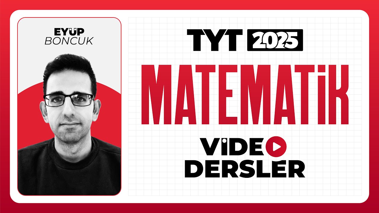 TYT Matematik 2025 I Tanıtım I Video Destekli Defter