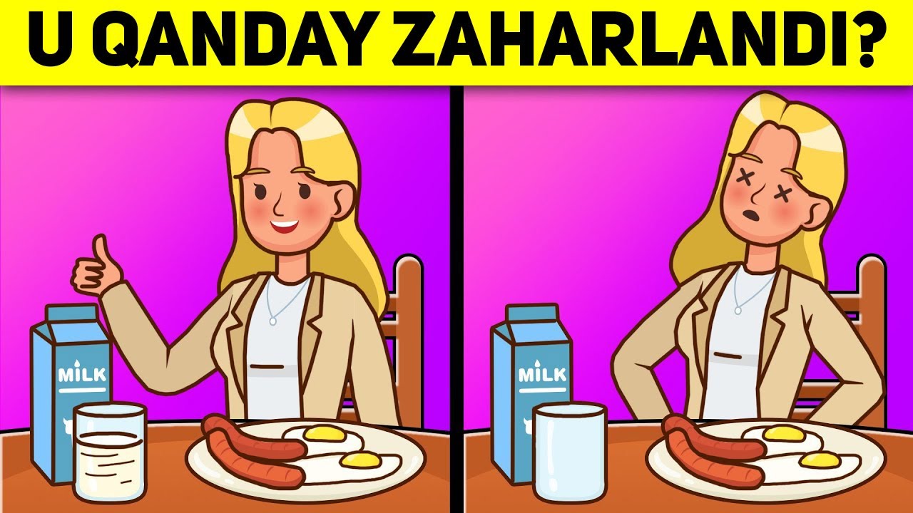 U QANDAY ZAHARLANDI? YANGI DIQQATNI OSHIRUVCHI SAVOLLAR - ЯНГИ ДИҚҚAТНИ ОШИРУВЧИ СAВОЛЛAР