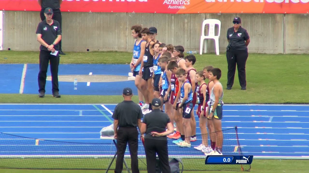 U15 Men 2000m Steeplechase 2022 Aus Track & Field Championships