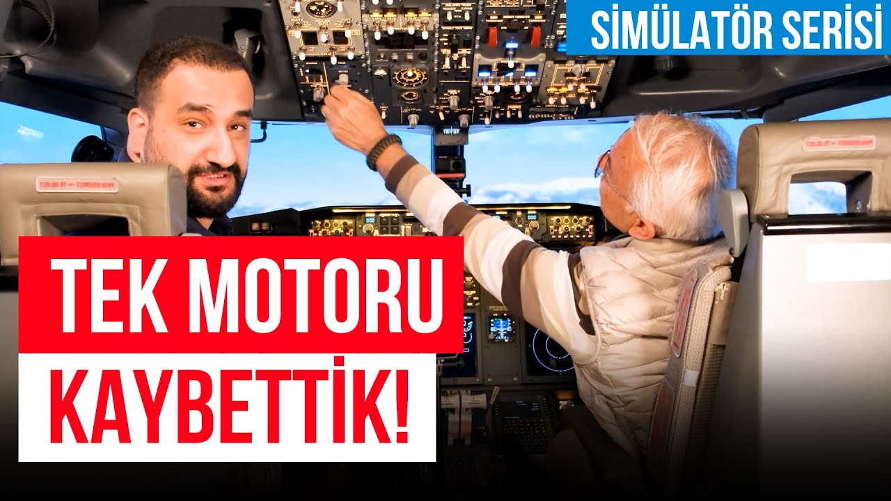 UÇAĞIN MOTORU BOZULDU KUŞ GİRDi | UÇUŞ SİMÜLATÖR SERİSİ BOEING 737