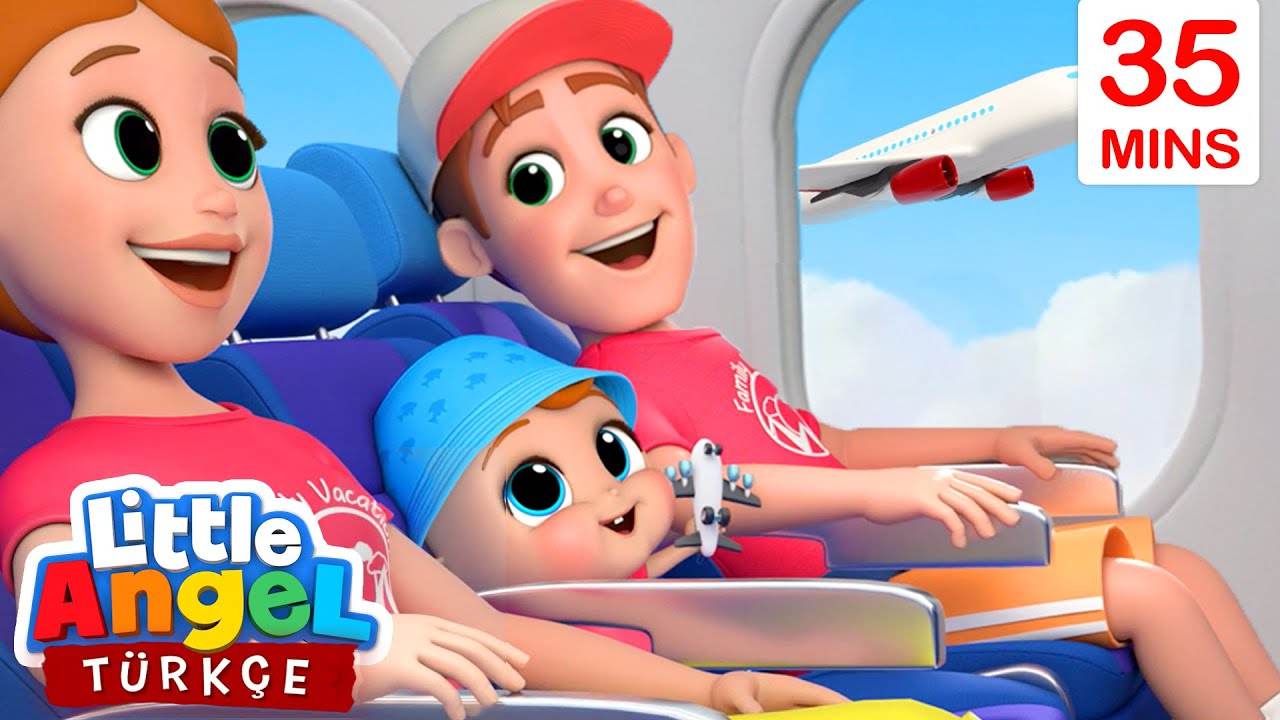 Uçak Şarkısı | En Güzel Çocuk ve Bebek Şarkıları | Can Bebek - Little Angel Türkçe