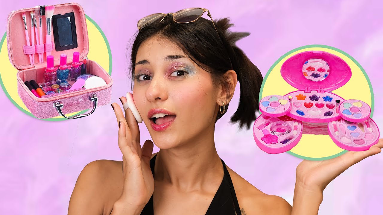 UCUZ VS PAHALI ÇOCUK MAKYAJ ÇANTASI 🧒💄✨| Lise Anılarım 💕