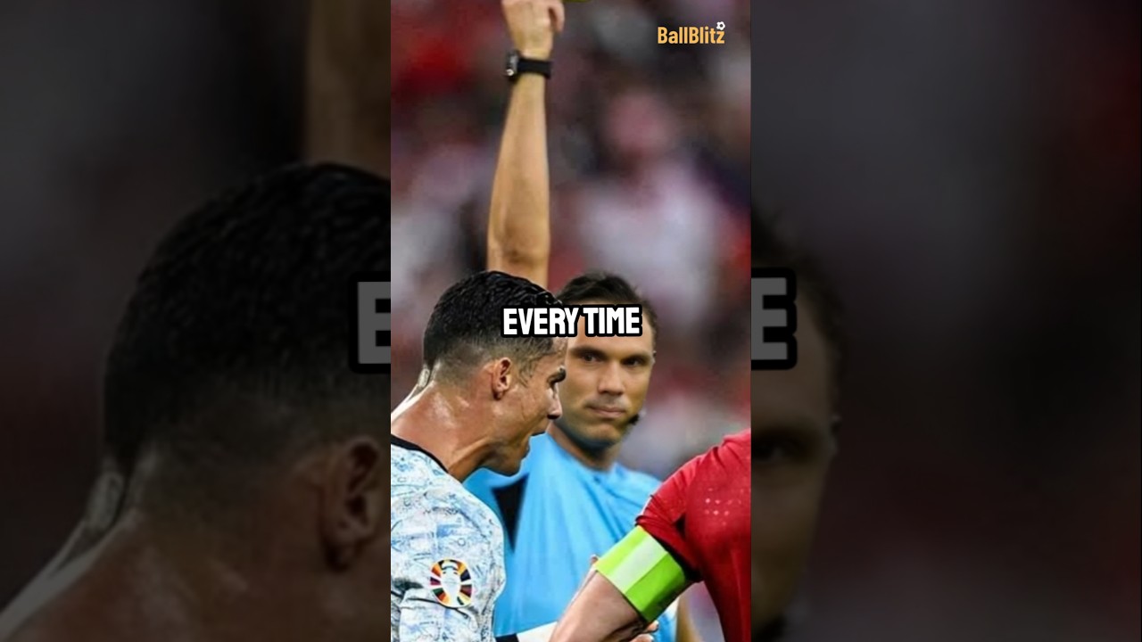 UEFA gave Ronaldo the worst possible ref for the final.💔😤