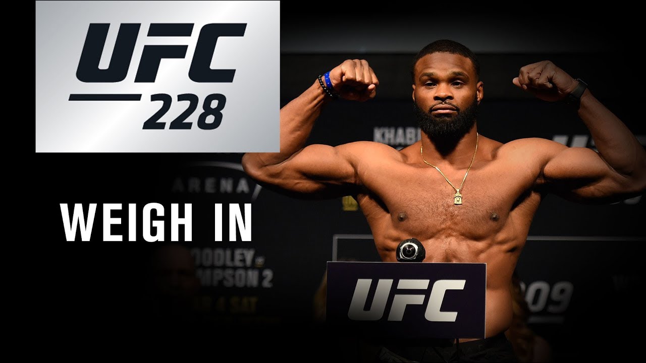 UFC 228: Weigh-in