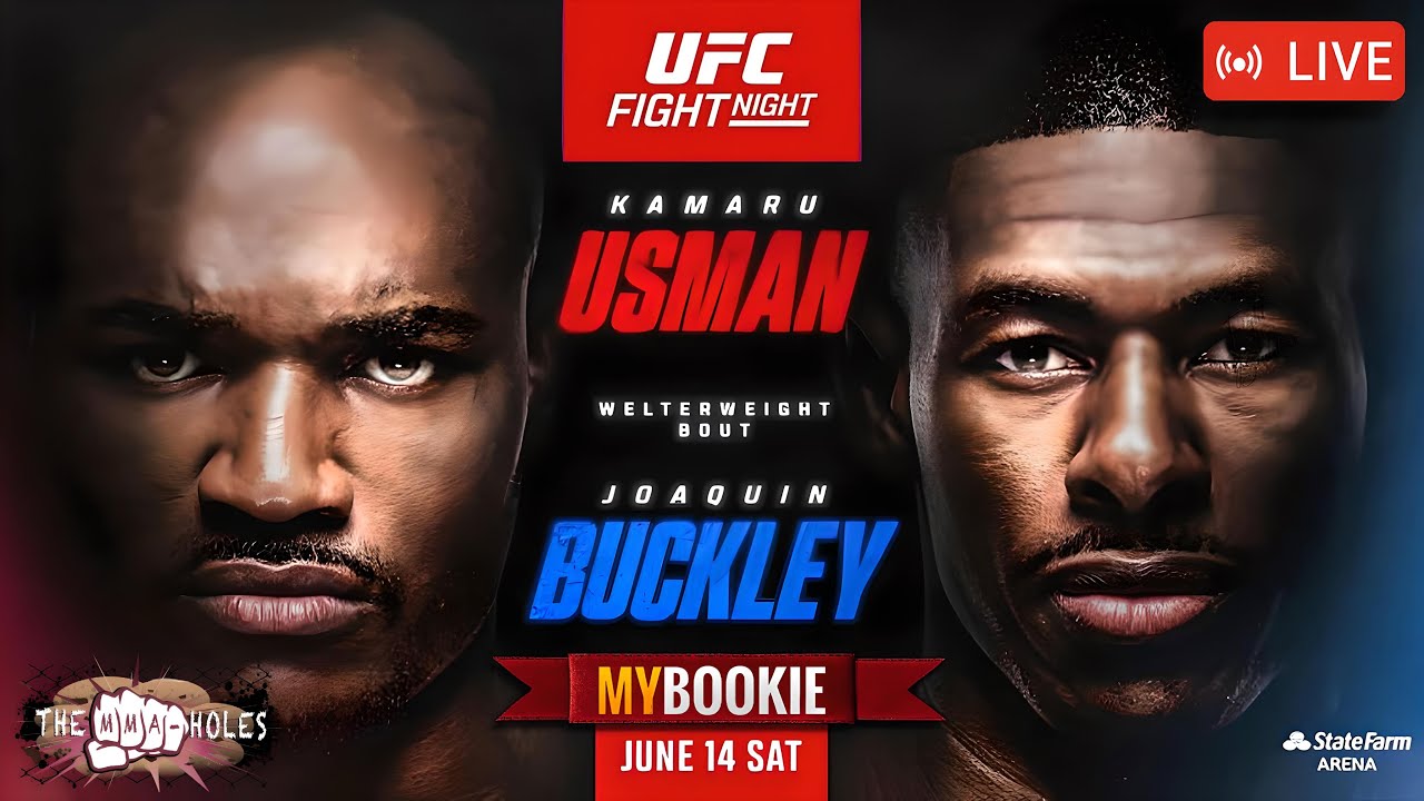 🔴UFC Atlanta: USMAN x BUCKLEY + NAMAJUNAS x MAVERICK | LIVE STREAM
