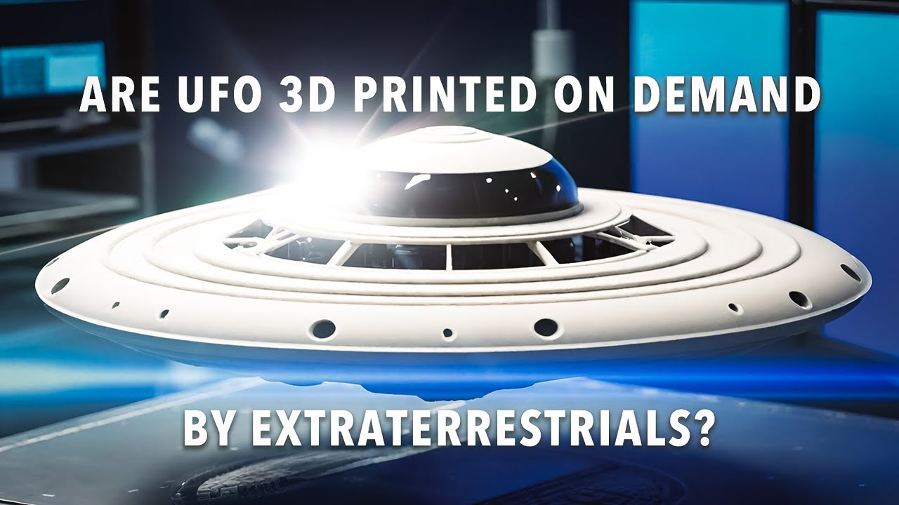 UFO are 3D printed on demand for ETs to use in our Simulator