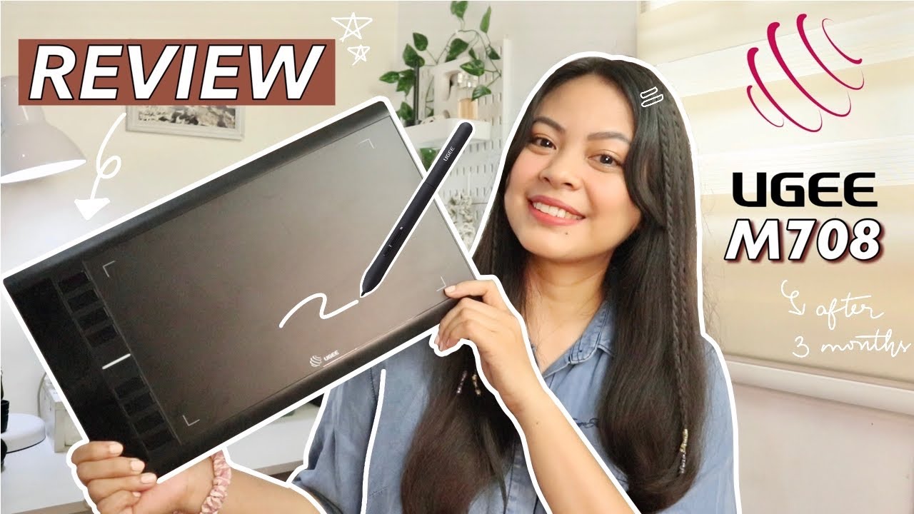 UGEE M708 Pen Tablet Full Review (after 3 months) ❤︎ | Emmy Lou