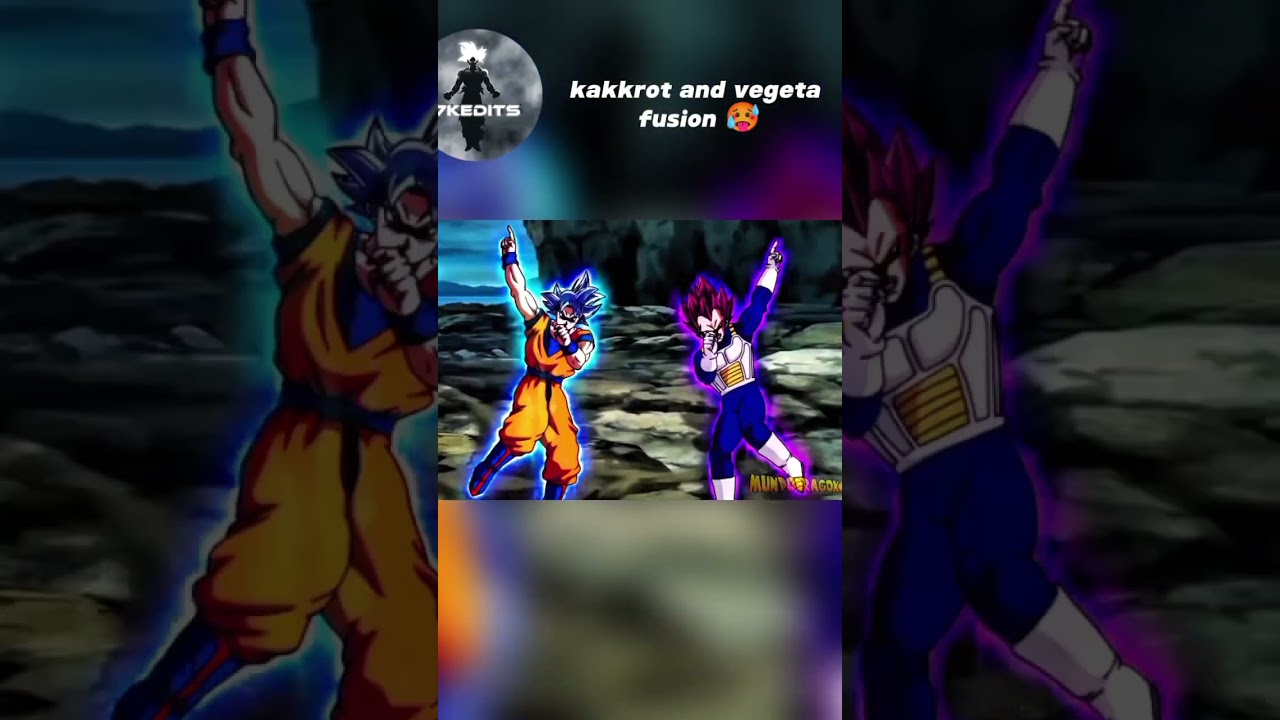 Ui Goku and ultra ego vegeta ultimate fusion 🤯🔥 #goku #vegeta #fusion #dbs #trendingphonk #animeedit