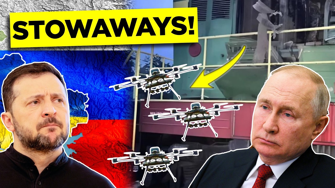 UKRAINE Just Unleashed SPIDER WEB 2.0 – DRONE SWARM Strikes From Cargo Train