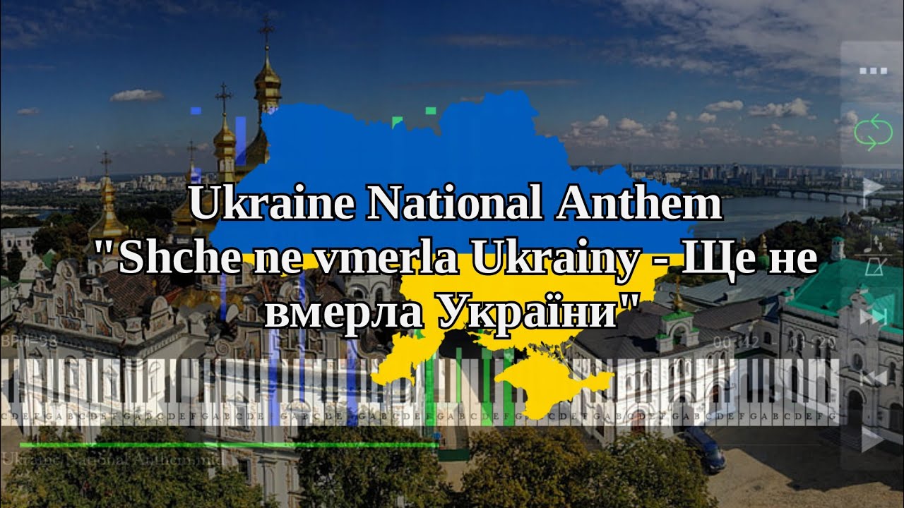 Ukraine National Anthem | Ще не вмерла України - Piano