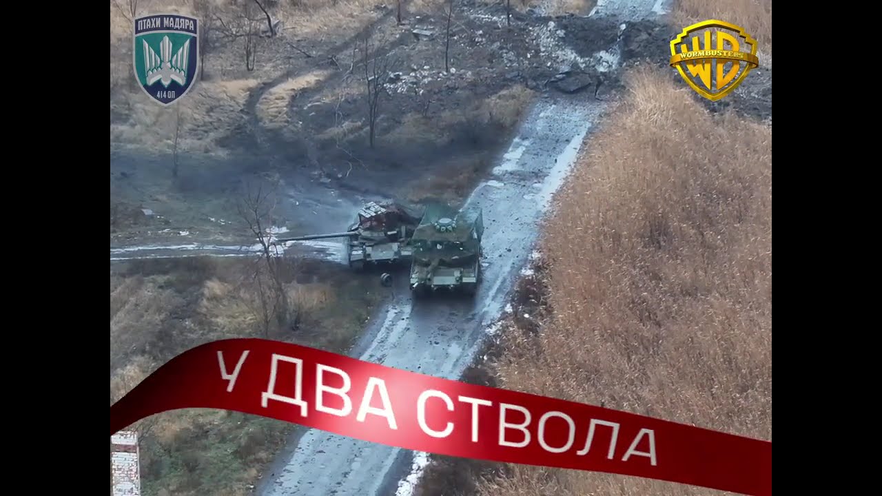 Ukrainka - 28.12.2024. FPV Drones Stopped Russian T-80BVMs On Their Way To Attack Ukrainian Position
