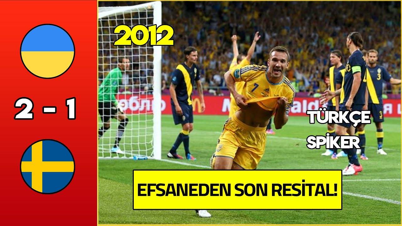 Ukrayna 2-1 İsveç | EURO 2012 - Türkçe Spiker