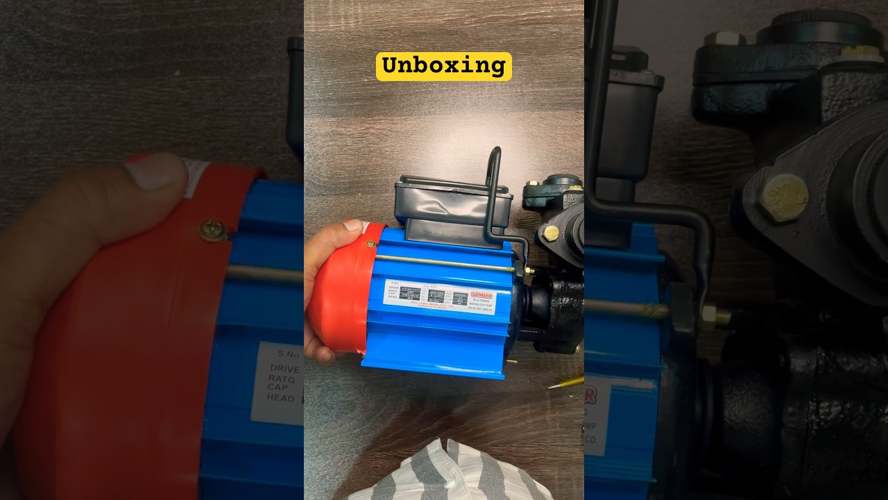 Ultimate 1hp motor water pump #Sameer iflo unboxing from #moglix