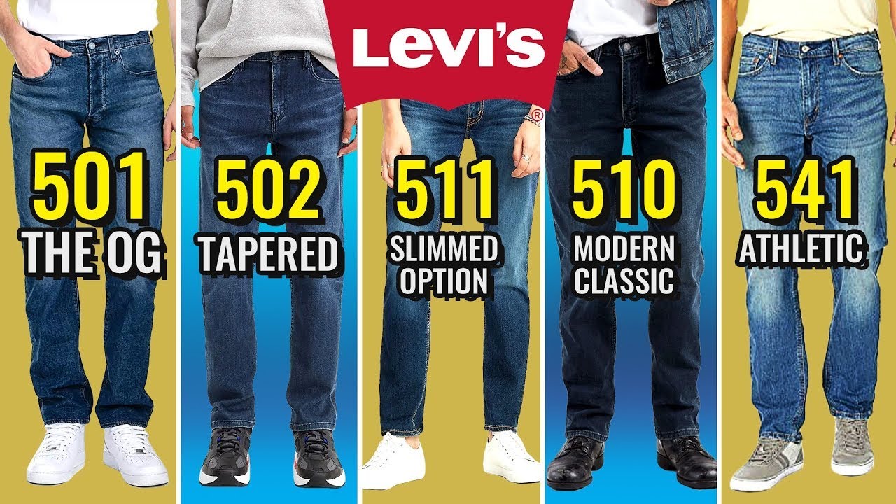 Ultimate Buying Guide To Levis Jeans (501, 502, 511, 541, 510)