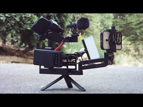 Ultimate Cinema 4th Axis Cinema Rig for iPhone, Osmo Pocket 3, Gopro, Insta360 & Android!