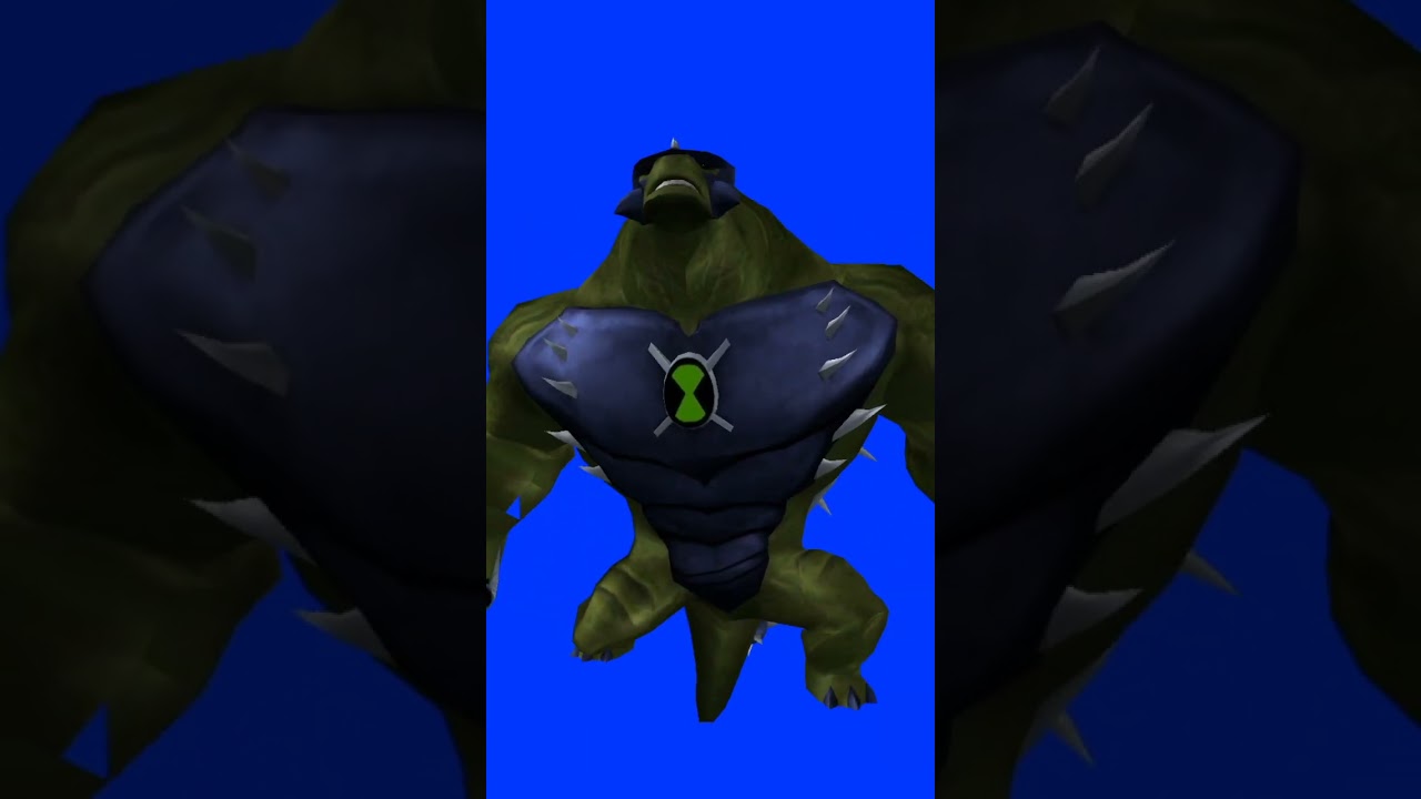 Ultimate humungosour in green screen #ben10 #ben10inreallife #chromakey #animation #ben10version