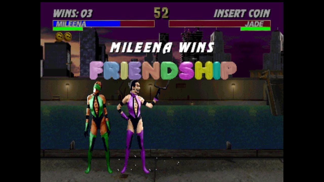 Ultimate Mortal Kombat 3 arcade Mileena Gameplay Playthrough
