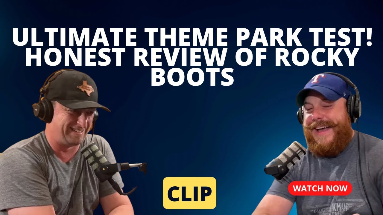 Ultimate Theme Park Test! Honest Review of Rocky Boots - Surprisingly Comfortable Work Boots!