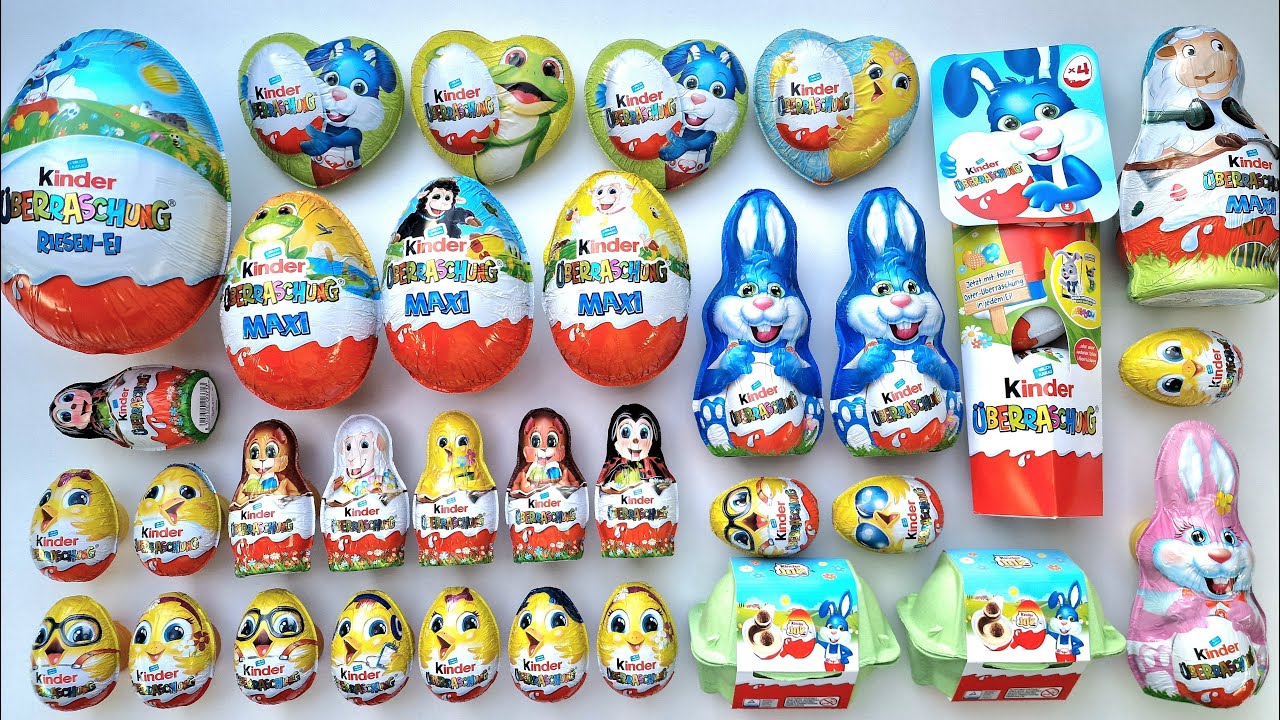 Ultimate Unboxing: Kinder Surprise Eggs Easter 2024