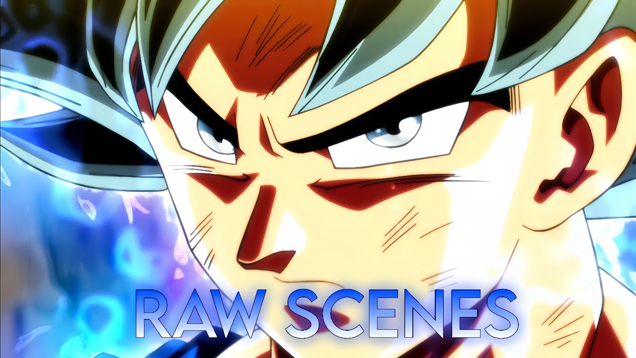 Ultra Instinct Goku Raw Clips For Editing 4k | Dragon Ball Super  ( Anime Raw Clips )