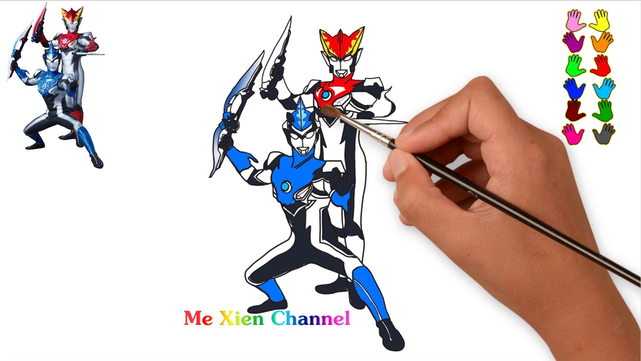 Ultraman rosso and Ultraman blu - How draw Ultranman