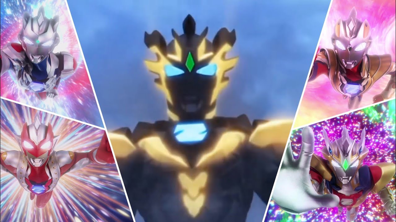 Ultraman Z All Transformation And Forms (Alpha edge - Deathcium rise claw)