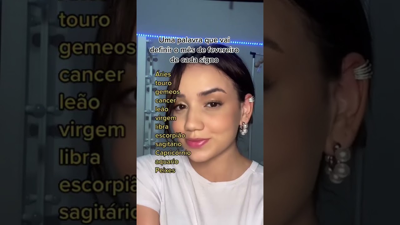 Uma palavra que vai definir o mês de cada signo #signos #fevereiro