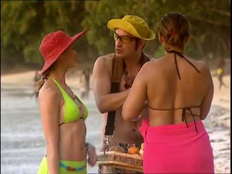 Un gars une fille - Les Seychelles - Ste Anne - vendeurs sur la plage