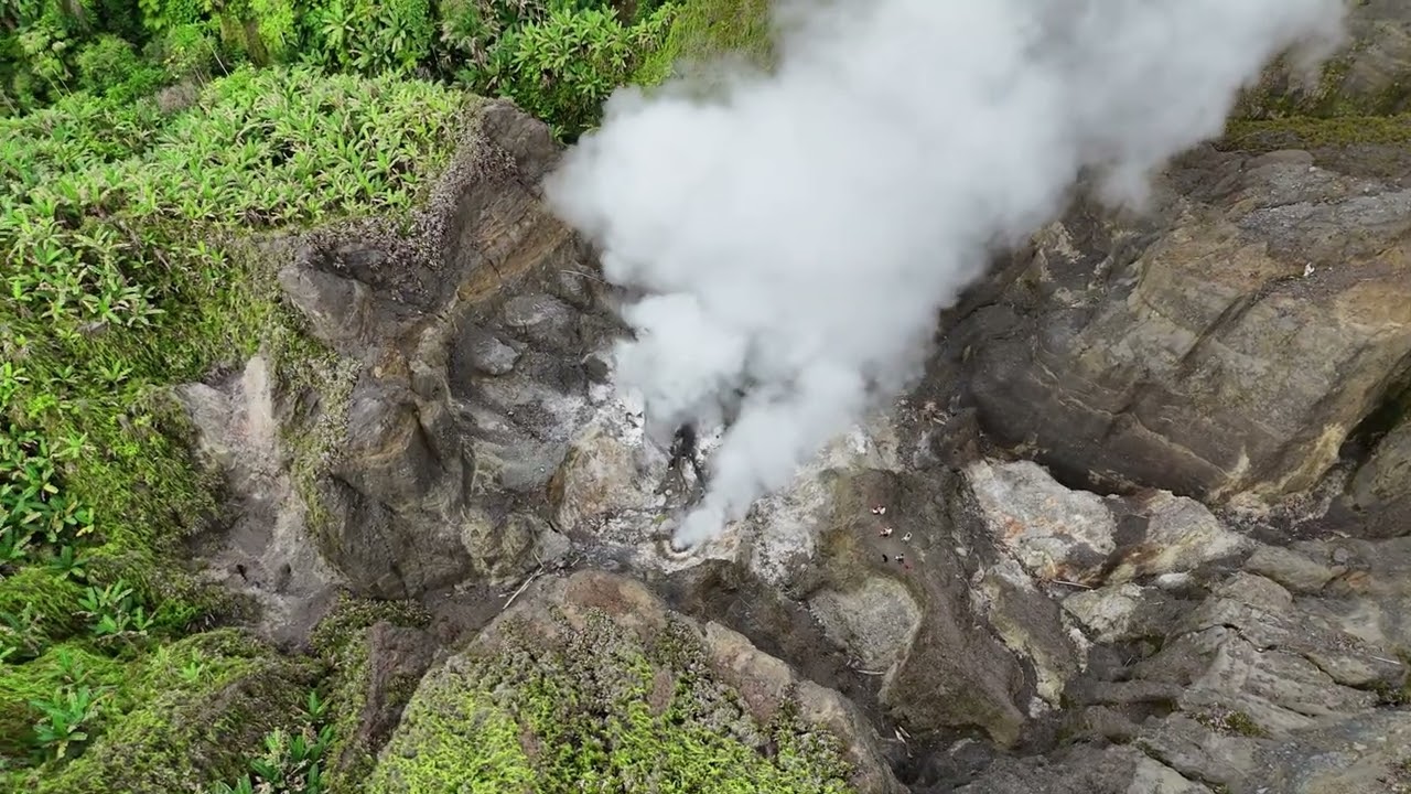 Una Una, Indonesia - Drone view