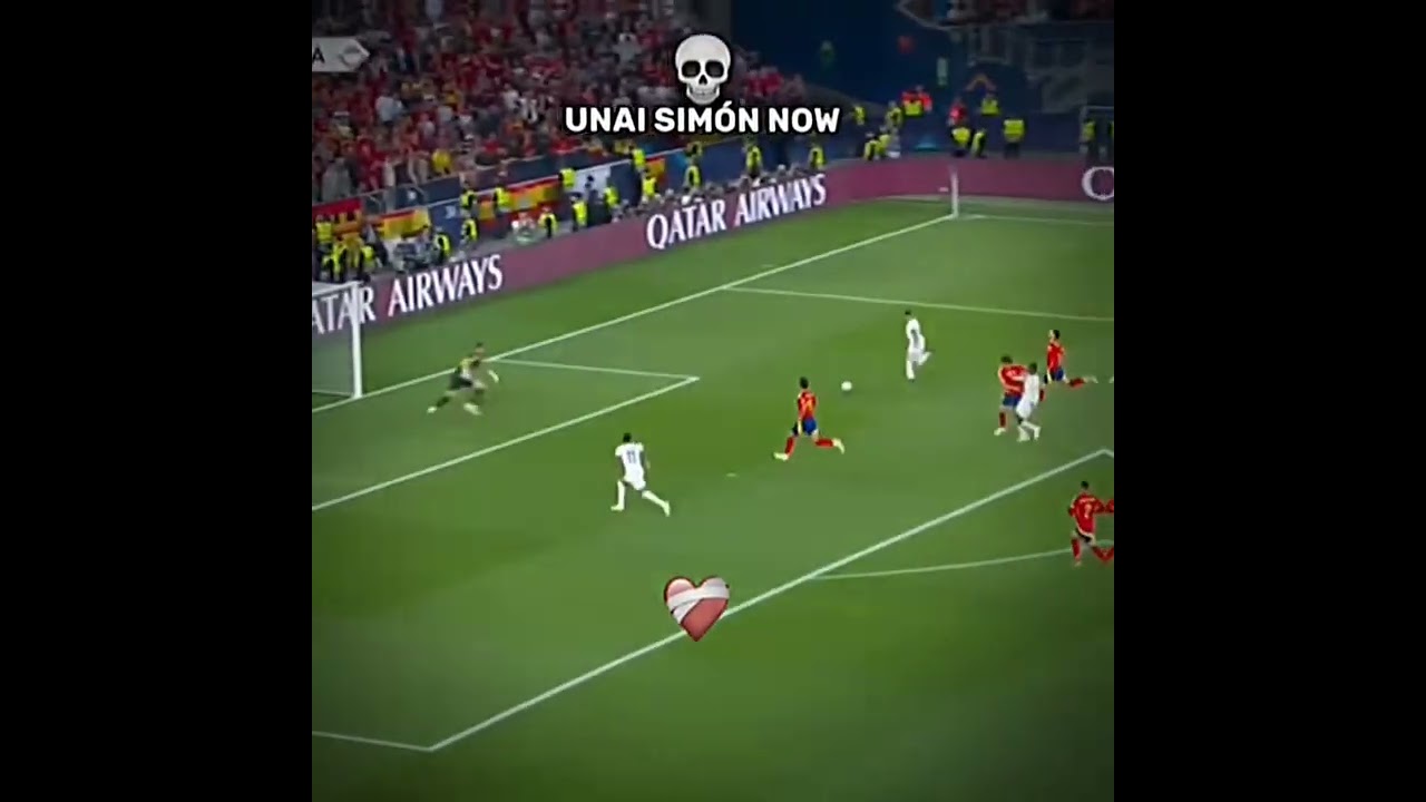 Unai Simón 🔥 #shorts #football #trending #messi #ronaldo #hearttrend #edit #memes