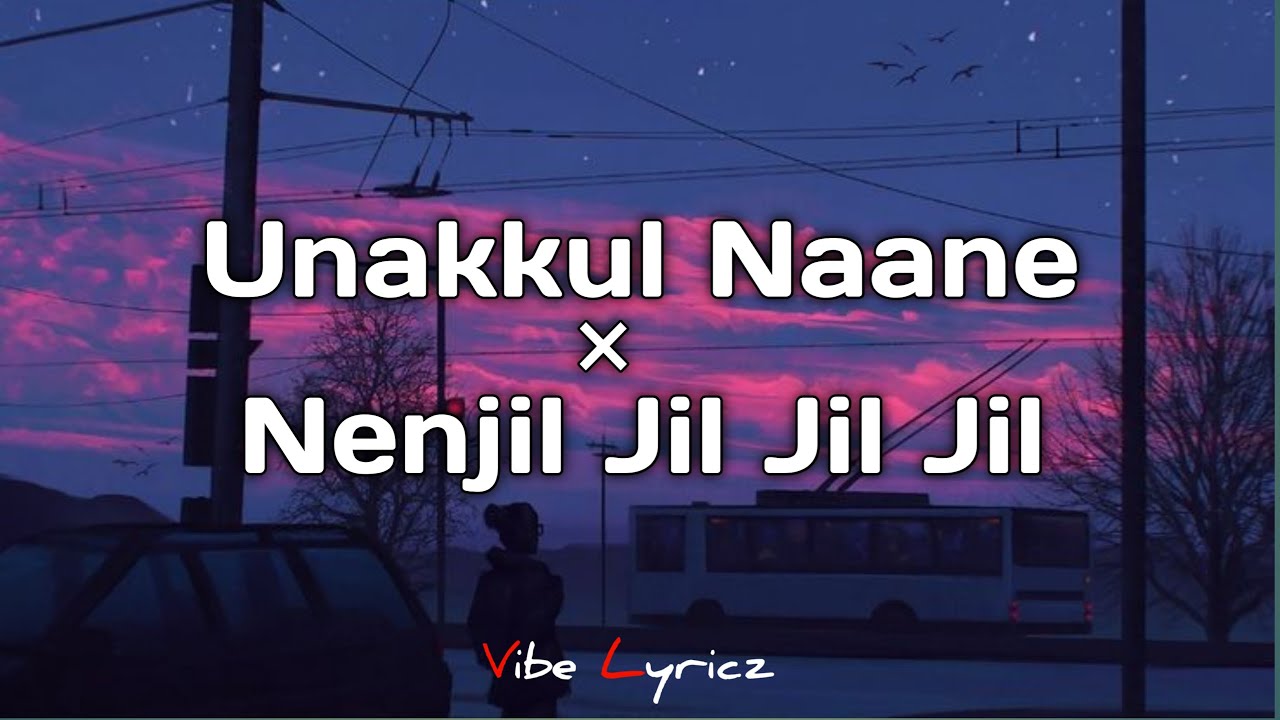 Unakkul Naane × Nenjil Jil Jil Jil | Remix | Full Version (Lyrics) | Vibe Lyricz