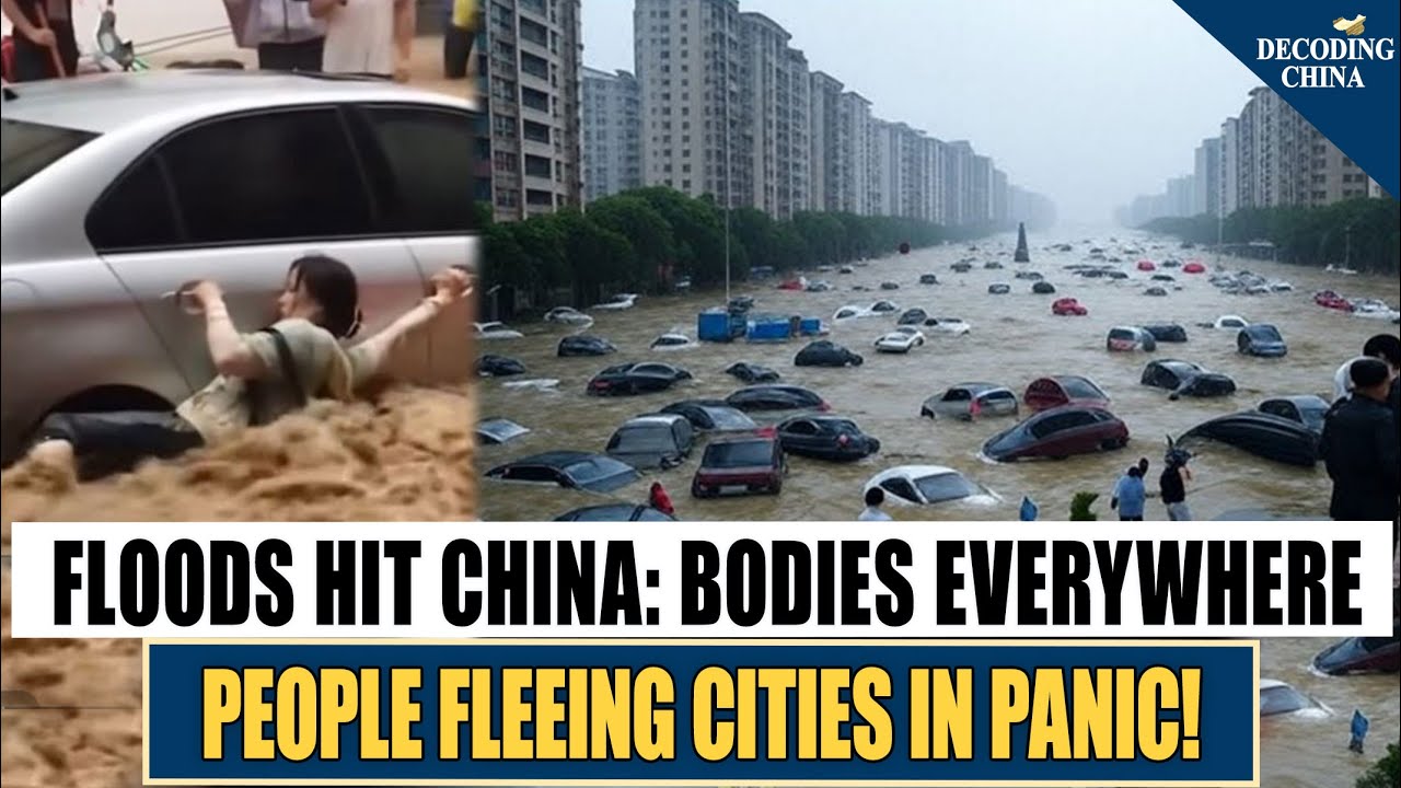 Unannounced Dam Releases! Floods Hit China Hard, People Flee in Panic