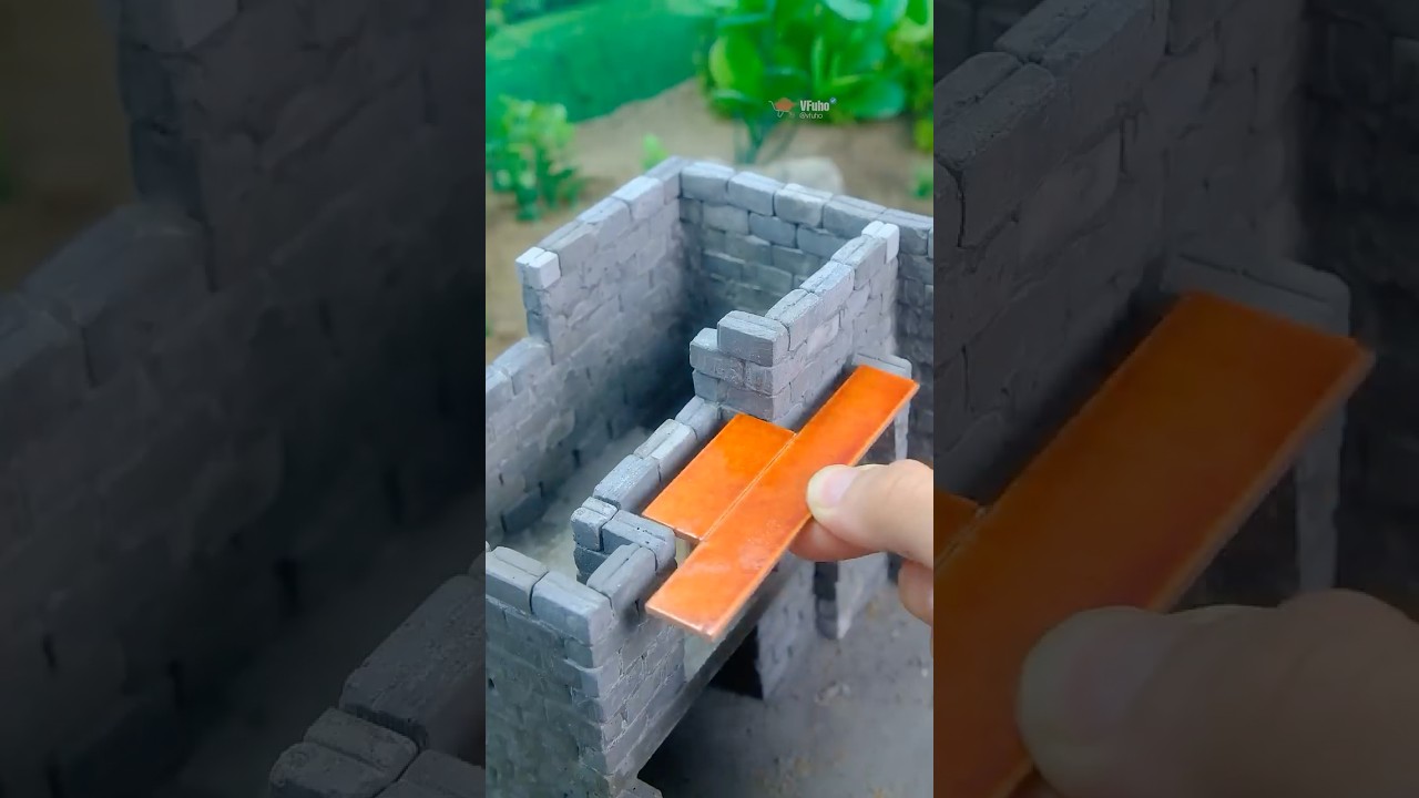 Unbelievable! A 2-Story Villa Built with Mini Bricks That Looks Like a Million Bucks!  #miniature