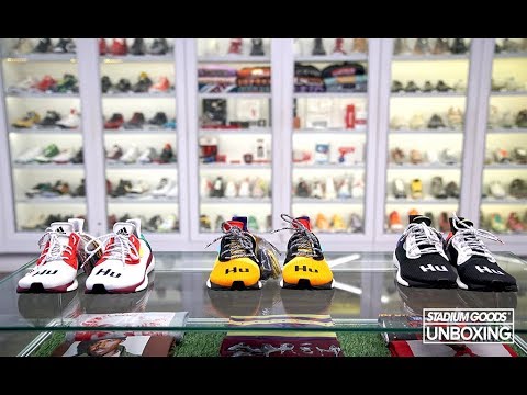 Unboxing All Three Pharrell adidas Solar Hu Glide
