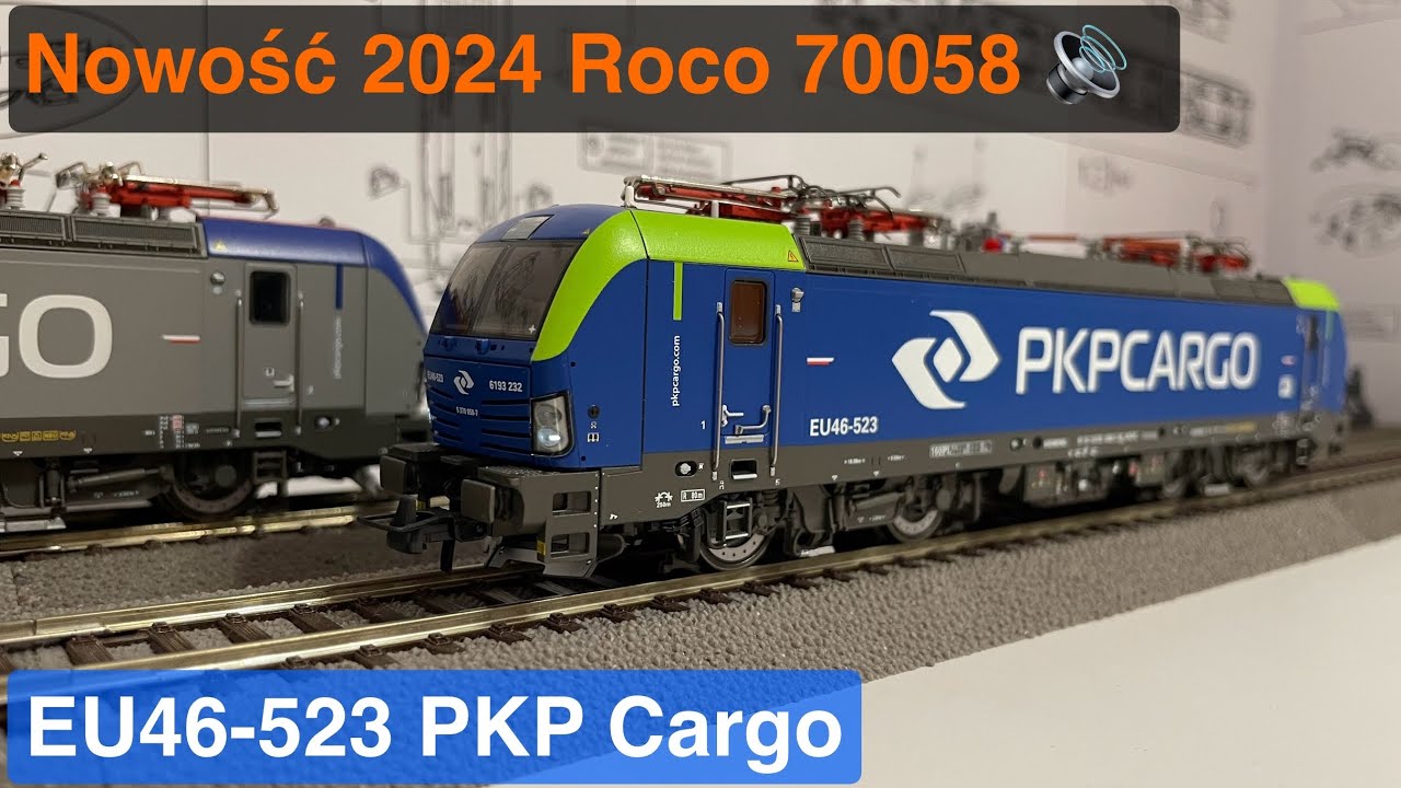 UNBOXING: #EU46-523 #Vectron #Roco | #ZIMOSound | #DCC | Test ZIMO Sound | #PKPCargo | #Roco70058