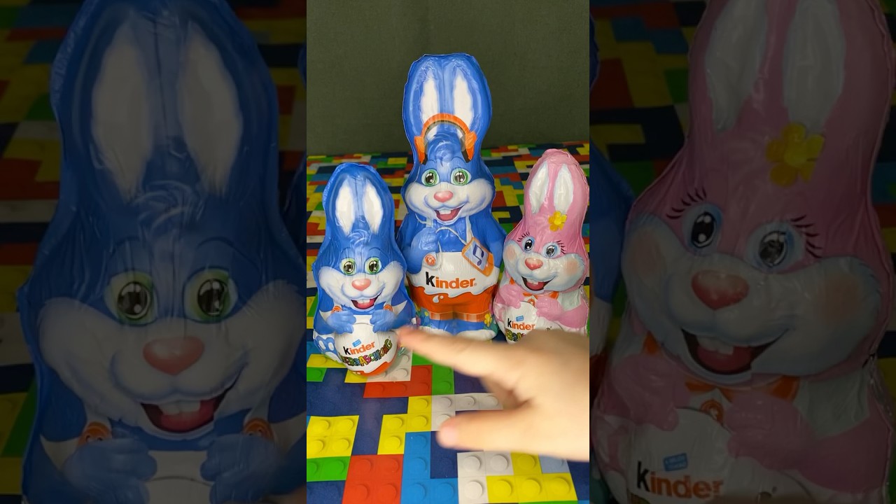 Unboxing Kinder Surprise Bunny surprise egg🐰#asmr #asmrshorts #kinder #toys #unboxingtoys #unboxing
