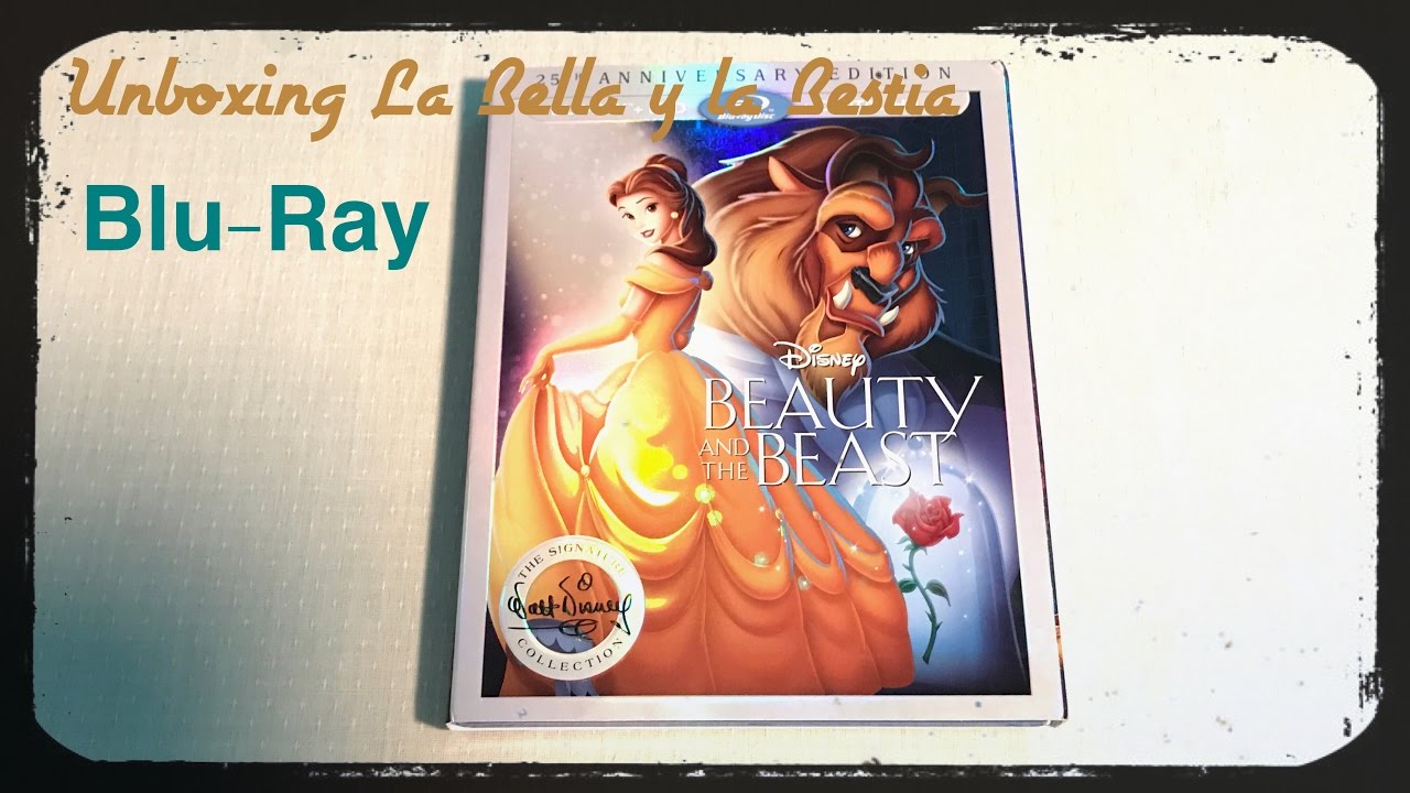 Unboxing La Bella y la Bestia Blu-Ray Español