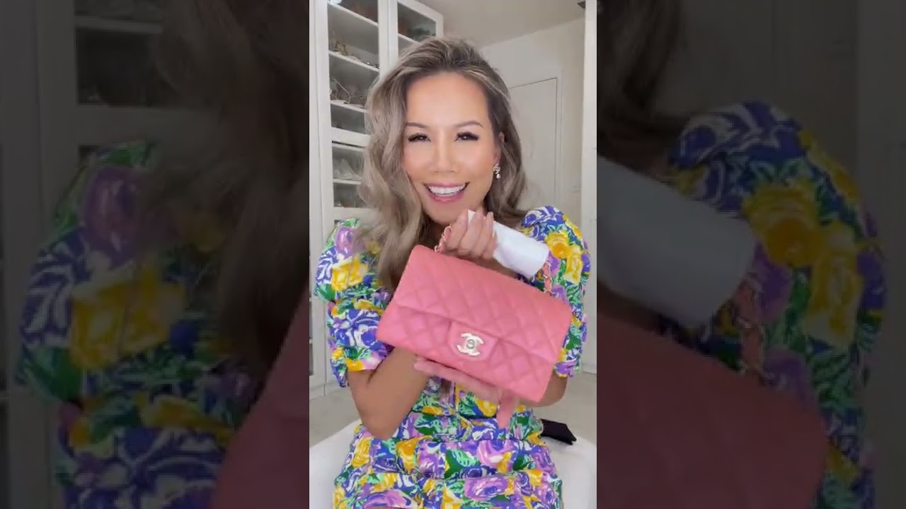 Unboxing my new Chanel mini flap bag that I got from Europe since the Euro is down #shorts