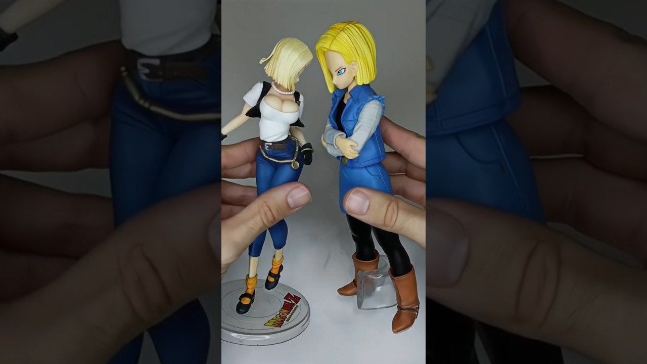 Unboxing réplicas de AliExpress de los Androides C-17 y C-18 de Dragon Ball Z.