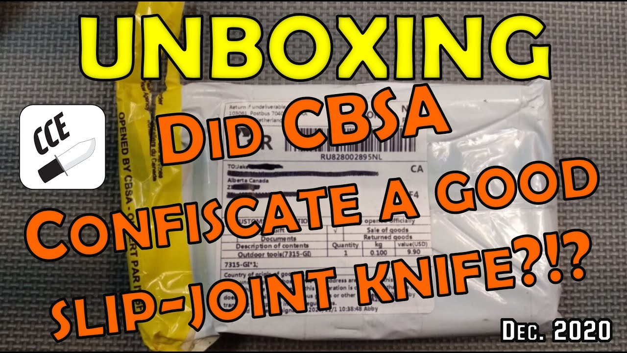 Unboxing Sanremu 7315  - Did CBSA Confiscate a Good Slip-Joint Knife??!