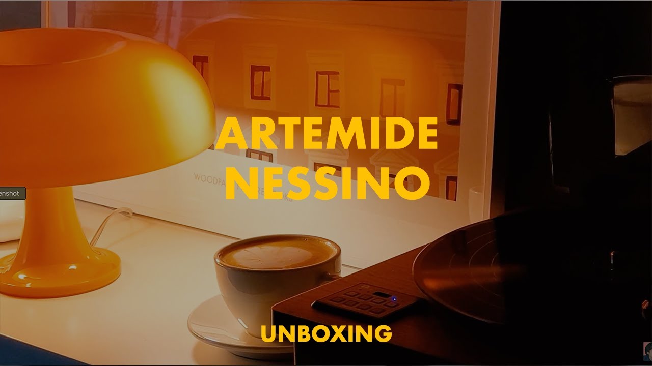 Unboxing the Artemide Nessino Lamp 아르떼미데 네시노 언박싱 / vlog 24