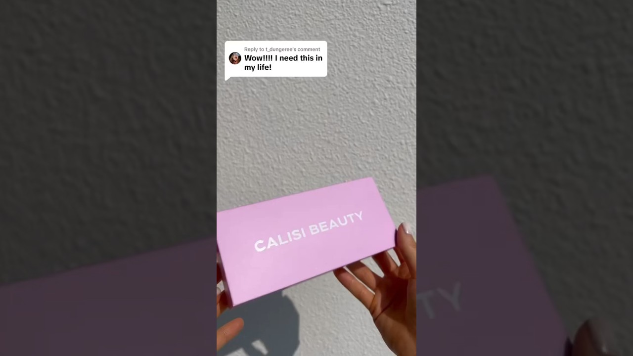 Unboxing the Calisi Curler - the only lash curler you’ll ever need 💜 #makeup #eyelashcurler