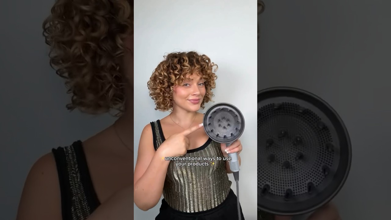 UNCONVENTIONAL WAYS TO USE A DIFFUSER ON CURLY HAIR 😮