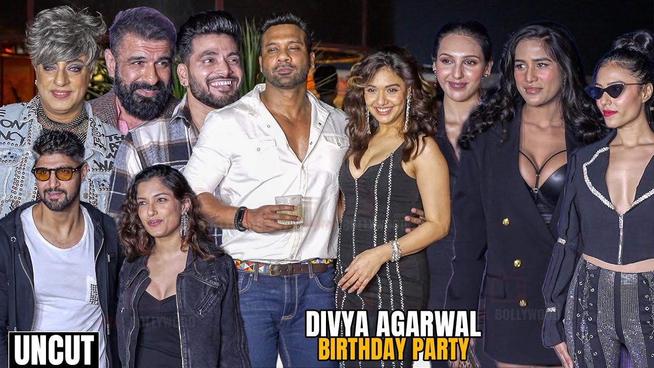 UNCUT - Divya Agarwal Birthday Party | Shiv Thakare, Rohit Verma, Eijaz Khan, Poonam Pandey And More