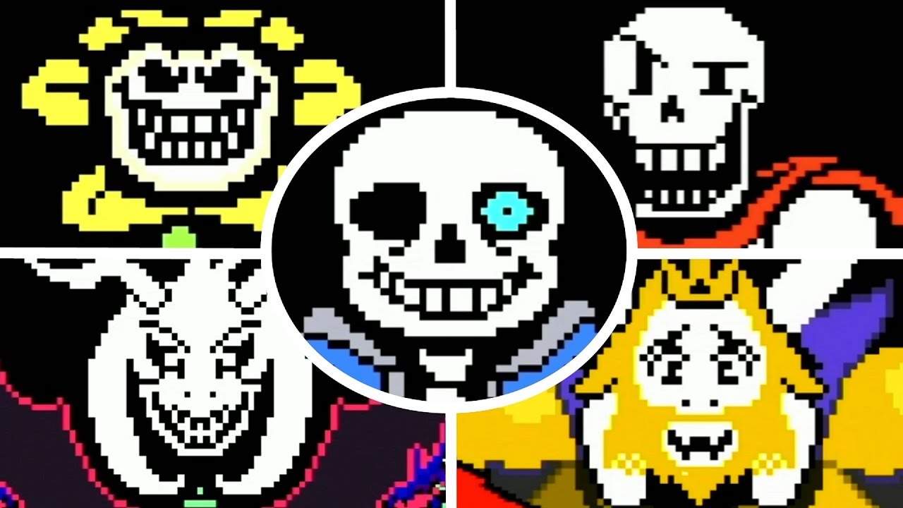 Undertale - All Bosses & Endings