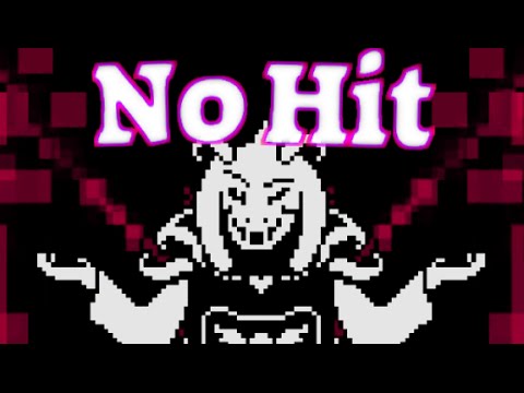 Undertale - No Hit Asriel Dreemurr Phase 1 (Phase 2 No Deaths)