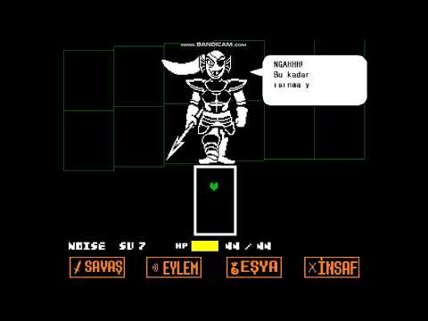 Undertale Türkçe | İyi Son Undyne Fight