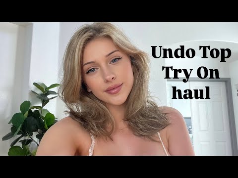 Undo Top TryOn Haul {4k}