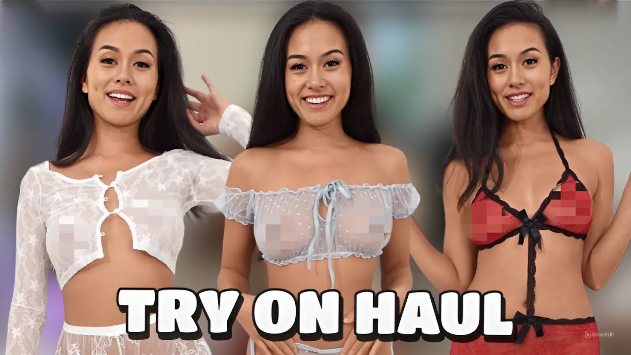 Undo Top TryOn Haul {4k} by Miso Lexi