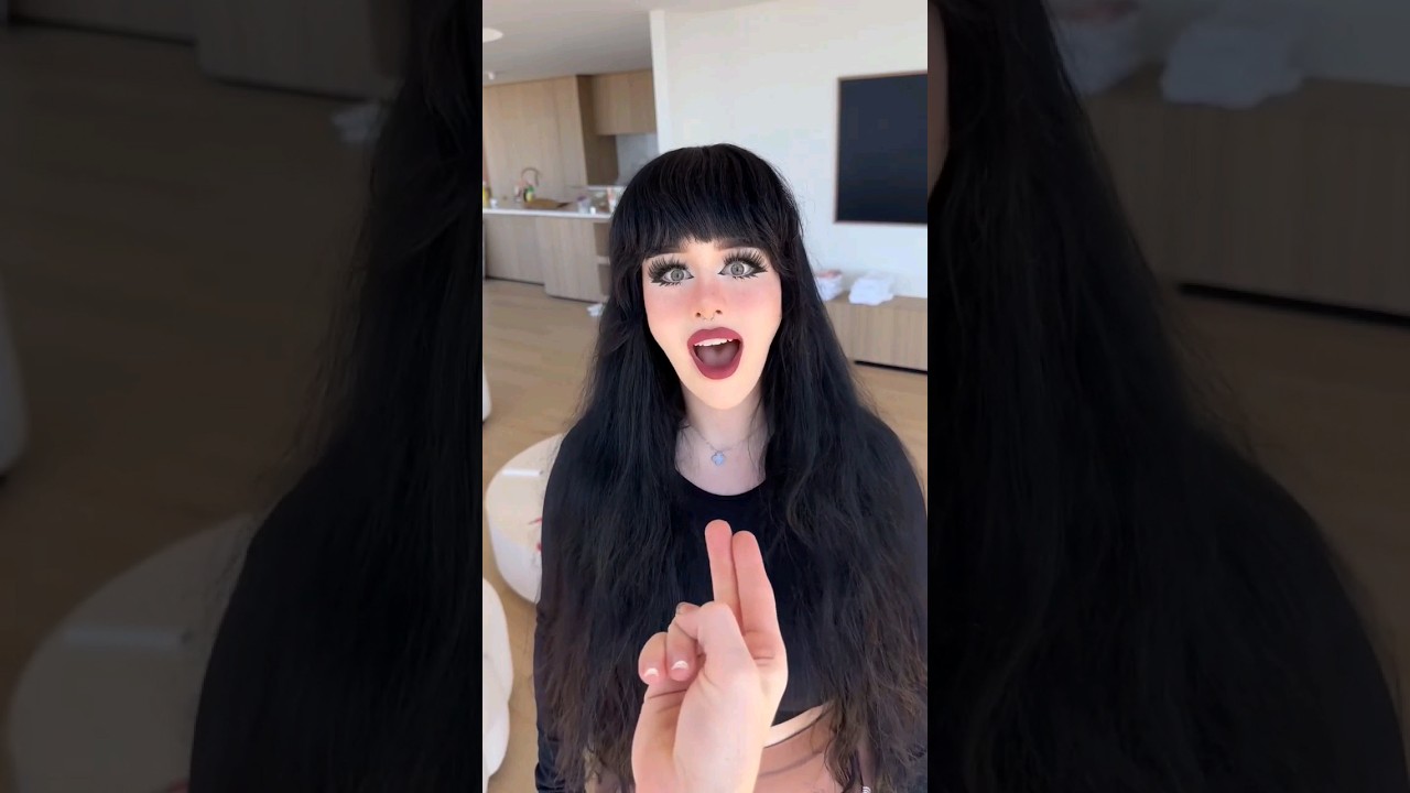 Unexpected Lara Rose Birch💋😜 #shorts #explore #explorepage #egirl #goth #kitten #prank #skit #fake